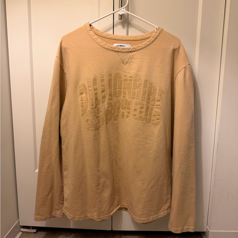 Billionaire Boys Club Beige Crewneck Sweater